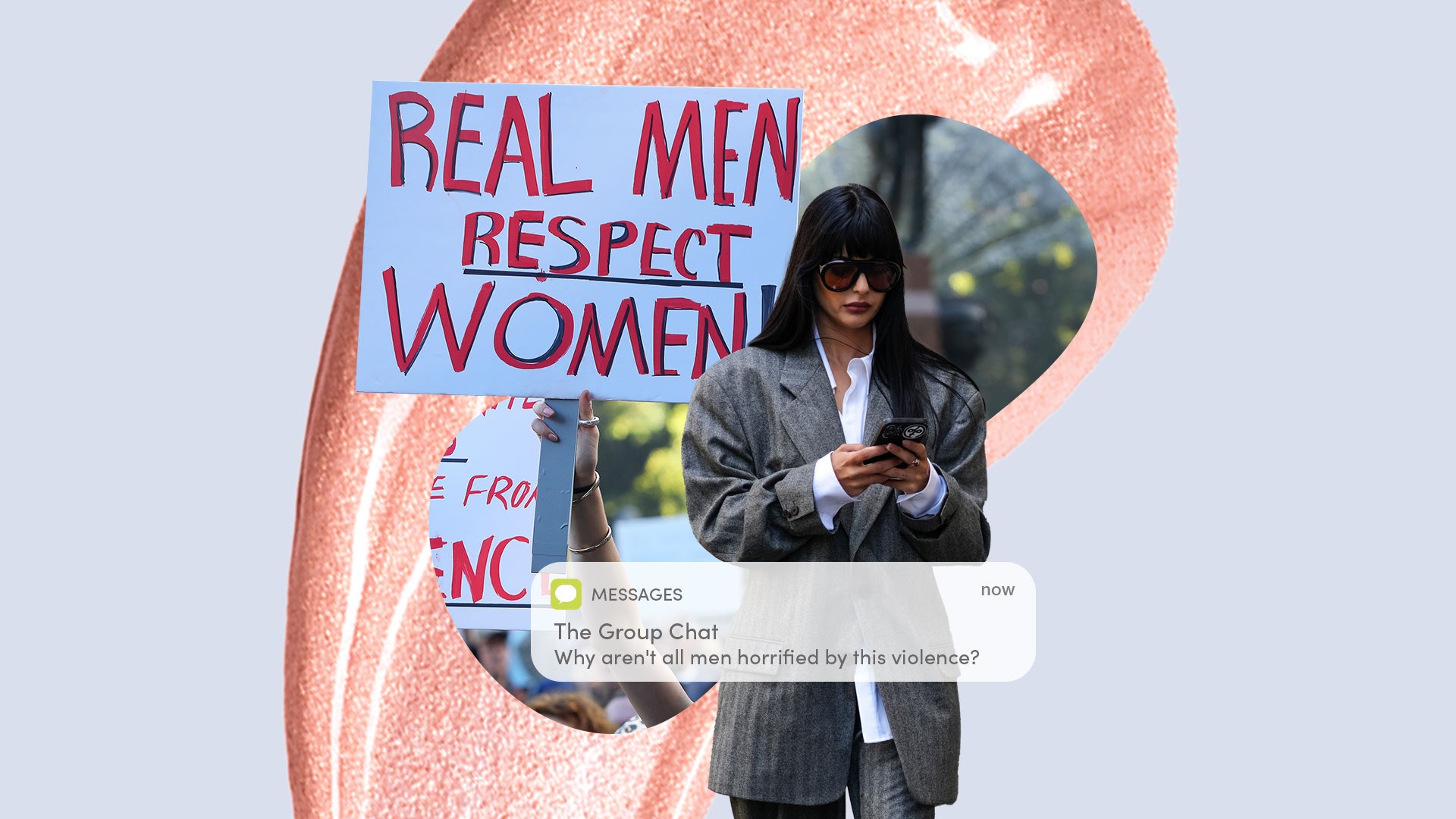 Image may contain Clothing Coat Blazer Jacket Advertisement Accessories Glasses Poster Adult and Person
